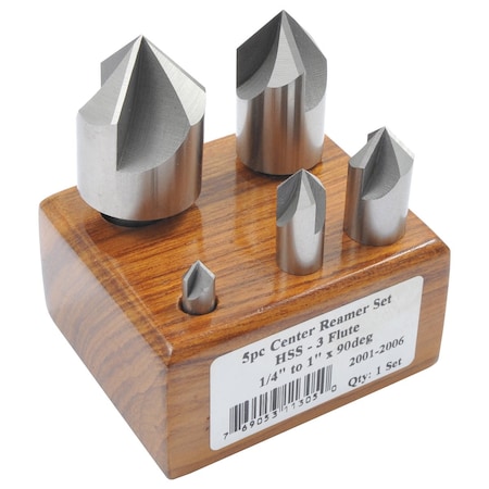 Hhip 5 Piece 90 Degree 1/4-1 in. High Speed Steel Countersink Set 2001-2006